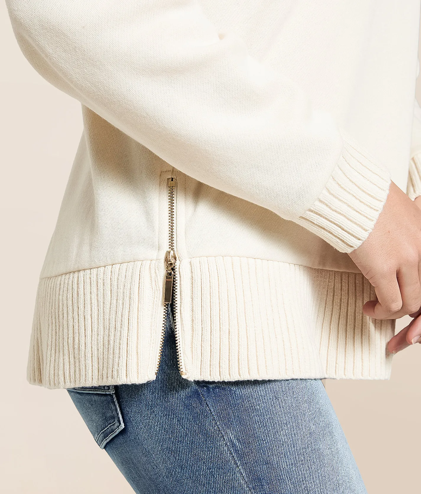 White Crow Brook Pullover Warm White Discount