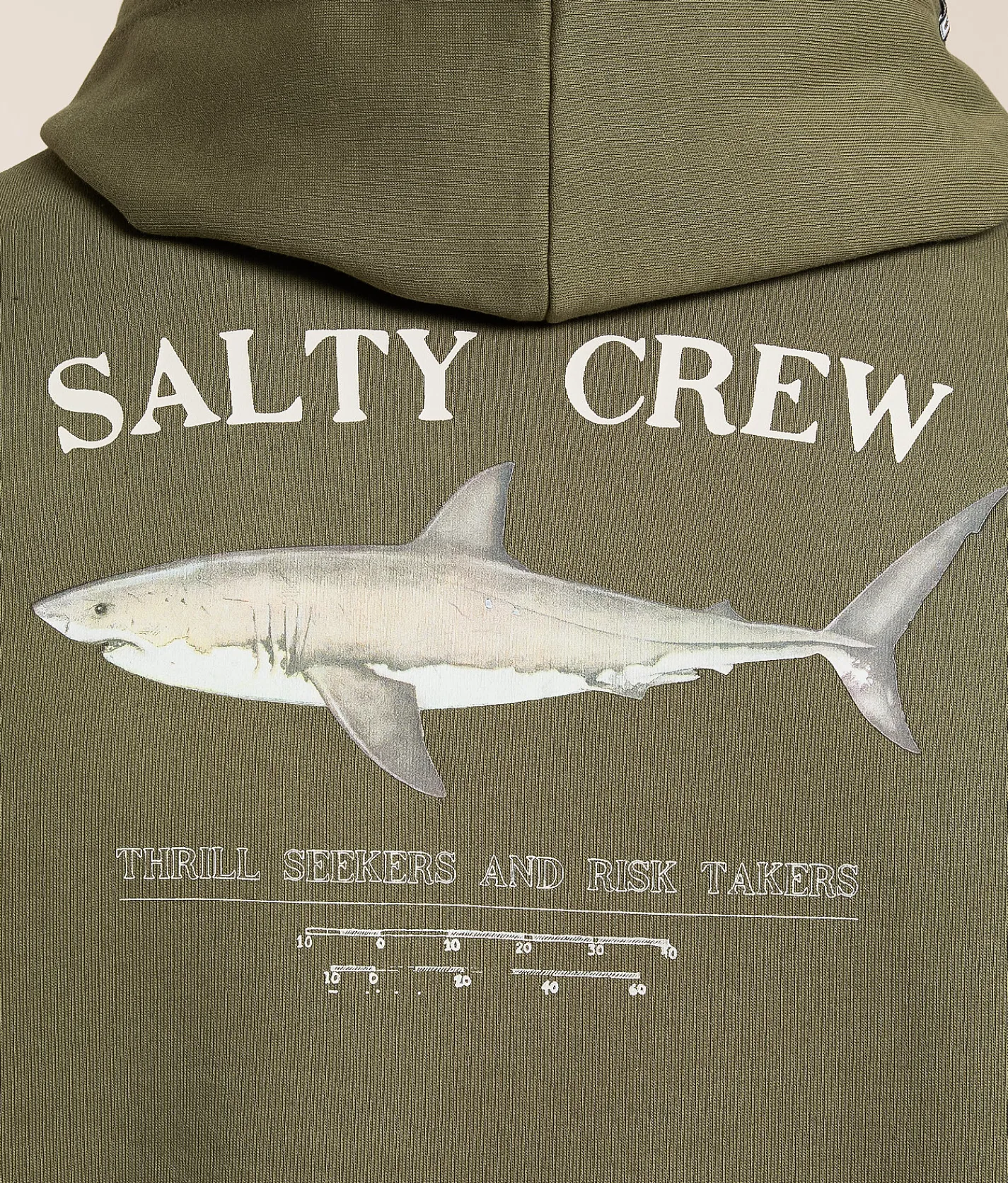 Salty Crew Bruce Hooded Sweatshirt Dusty Olive Online