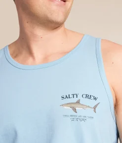 Salty Crew Bruce Tank Top Clear Sky Clearance