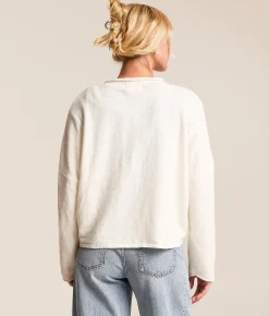 Tops | J.O.A. Brushed Cardigan Sweater Ivory