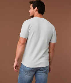 Tops | Outpost Makers Brushed Henley High Rise Cloud Dancer