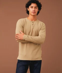 Tops | Outpost Makers Brushed Henley Yukon