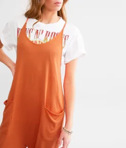 BKE Brushed Jumpsuit Langoustino New