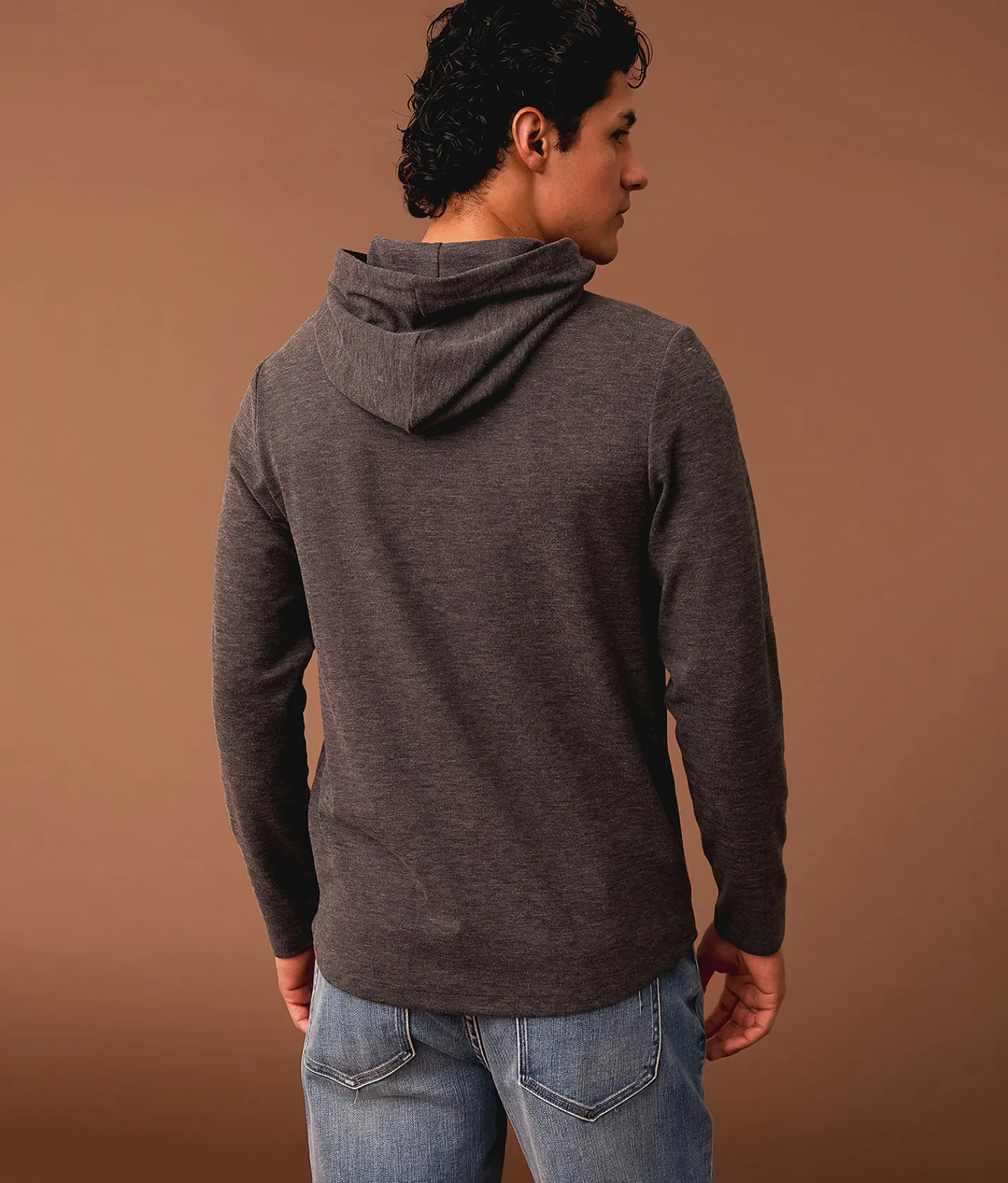 Outpost Makers Brushed Knit Hoodie Black New