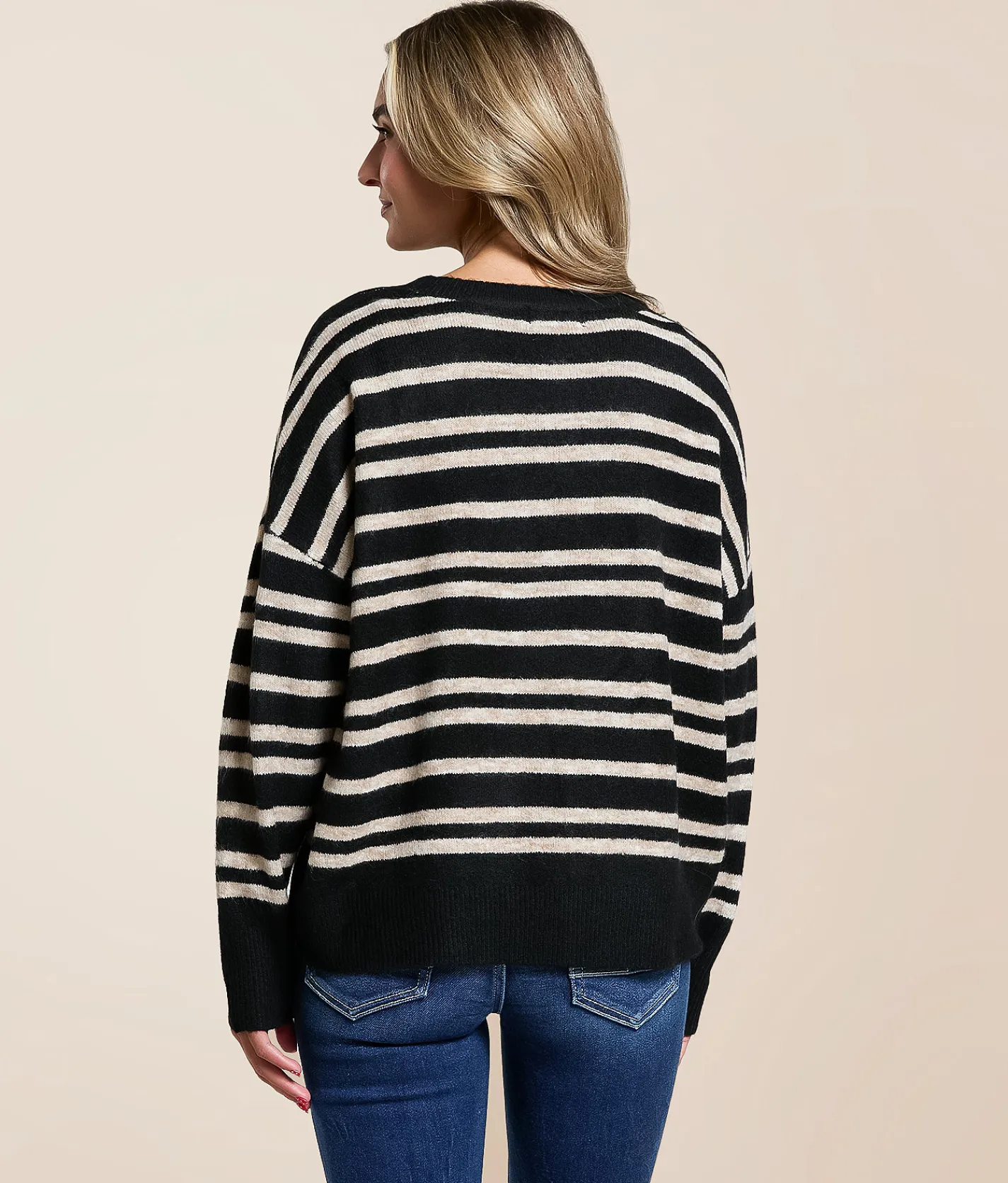 Tops | The Workshop Brushed Knit Sweater Brown