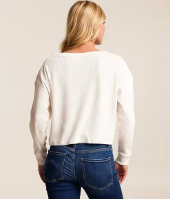FITZ + EDDI Brushed Knit Thermal White Clearance