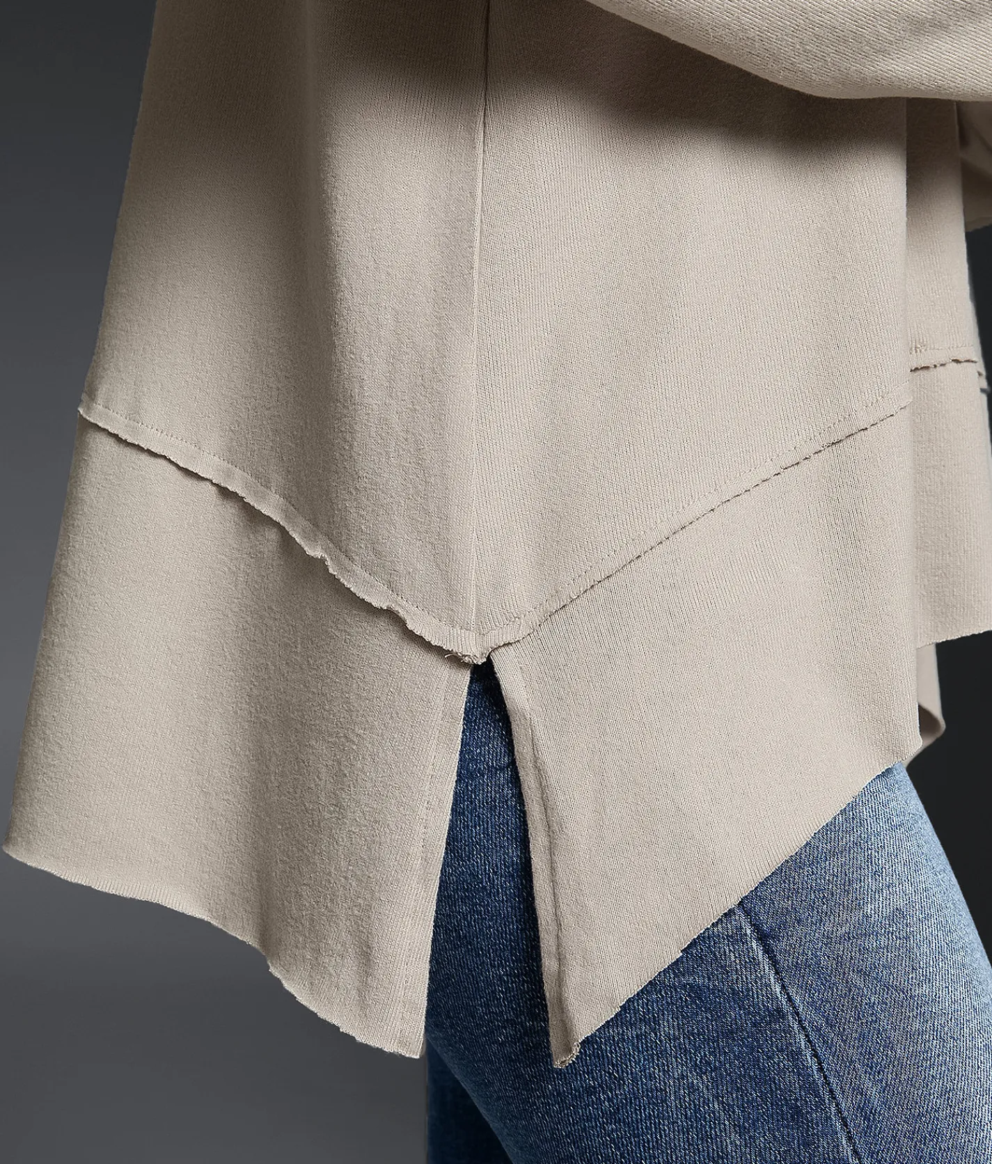Buckle Black Brushed Knit Top Cobblestone Discount