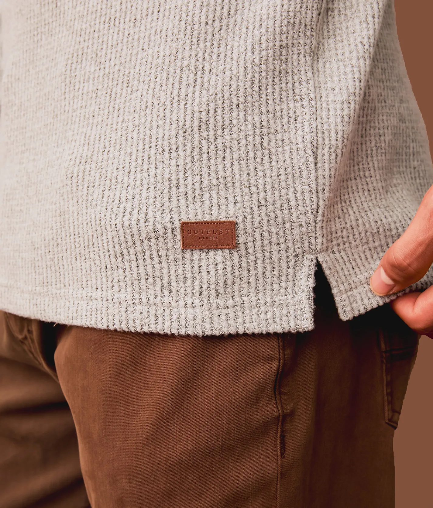 Tops | Outpost Makers Brushed Thermal Henley Kambaba