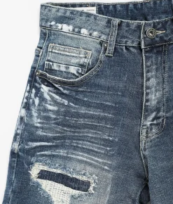 Sale Jeans|Bottoms | Smoke Rise® Brush Taper Stretch Jean Brush Blue