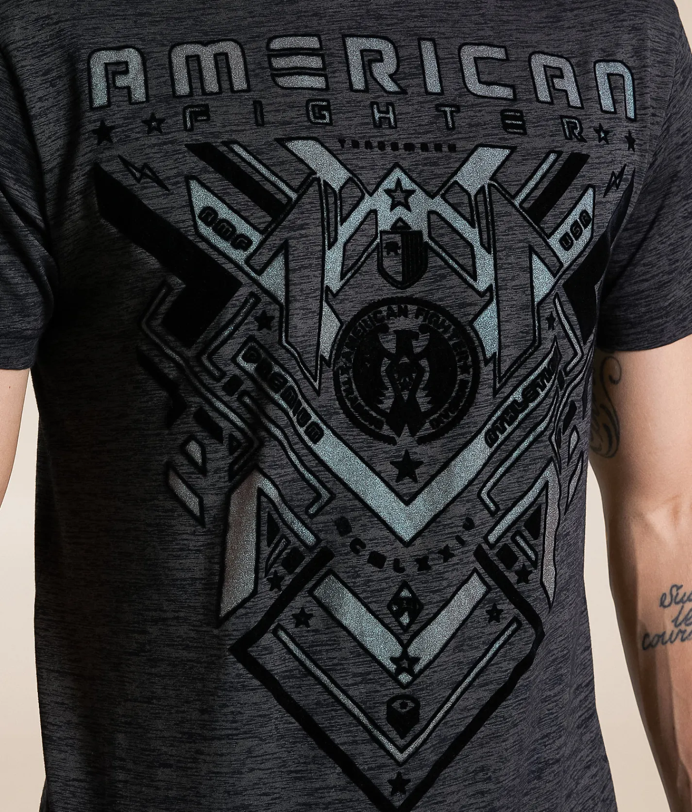 Tops|Graphic T-Shirts | American Fighter Bryceland T-Shirt Black Mass