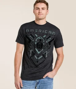 Tops|Graphic T-Shirts | American Fighter Bryceland T-Shirt Black Mass
