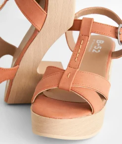 Bullboxer B-52 Strappy Heeled Sandal Orange Online
