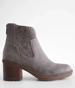 Shoes | Bullboxer B-52 Sweater Knit Ankle Boot Dark Grey
