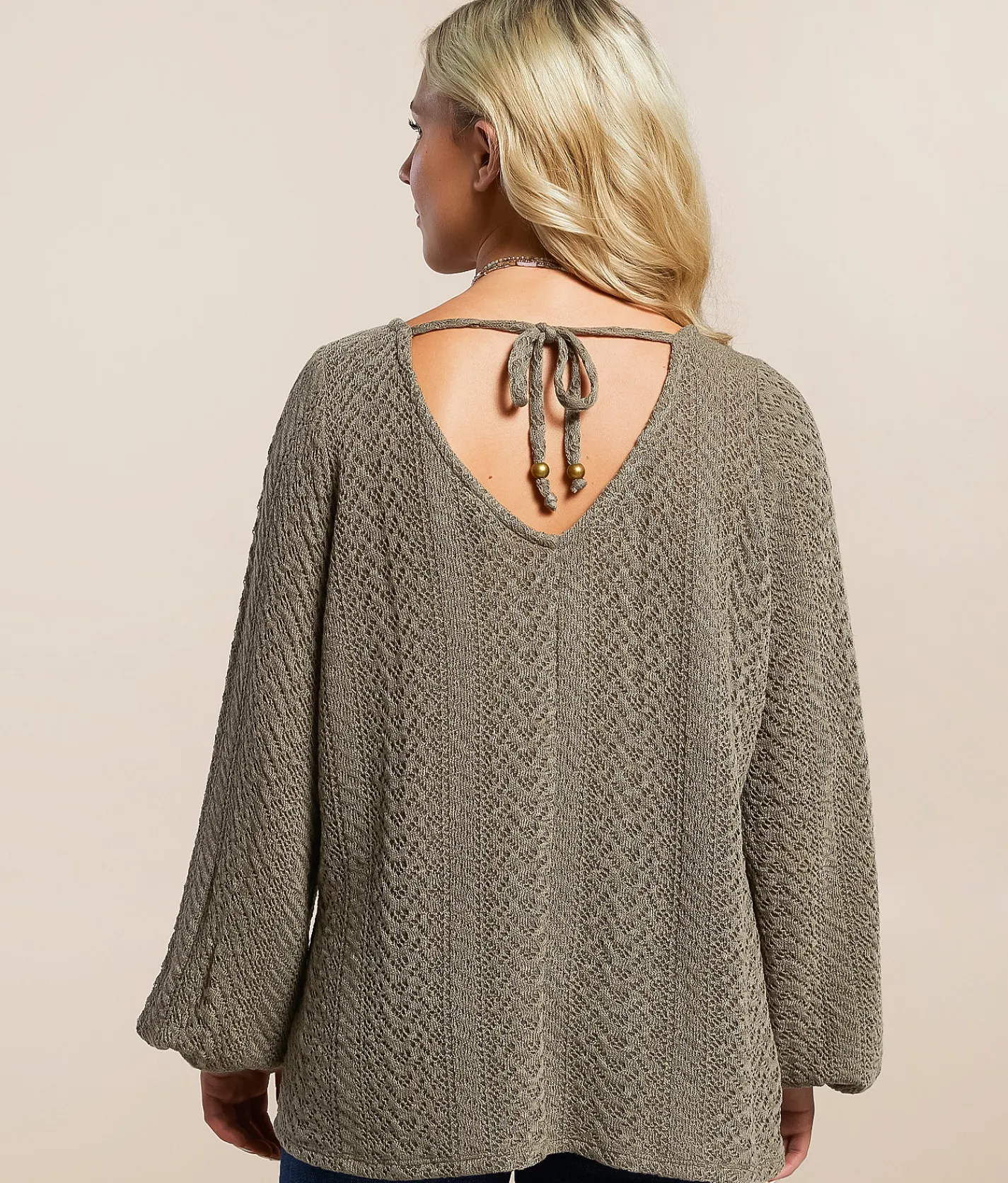 Daytrip Bubble Knit Top Olive Best