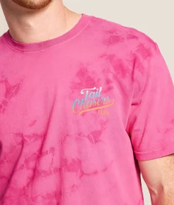 Tail Chasers Club Bucked Up T-Shirt Neon Pink Dk Neon Pink Cr Online