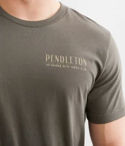Pendleton Bucking Bronco T-Shirt Army Discount