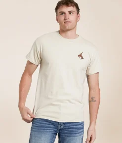 Graphic T-Shirts | Riot Society Bucking Bronco T-Shirt Sand
