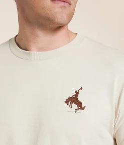 Graphic T-Shirts | Riot Society Bucking Bronco T-Shirt Sand