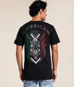 American Fighter Buckingham T-Shirt Black New
