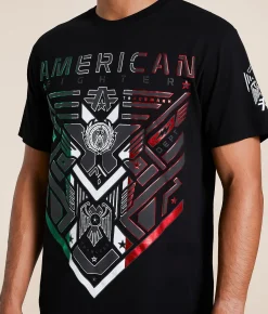 American Fighter Buckingham T-Shirt Black New