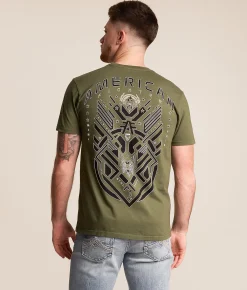 American Fighter Buckingham T-Shirt Peatmoss Hot
