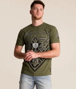 American Fighter Buckingham T-Shirt Peatmoss Hot