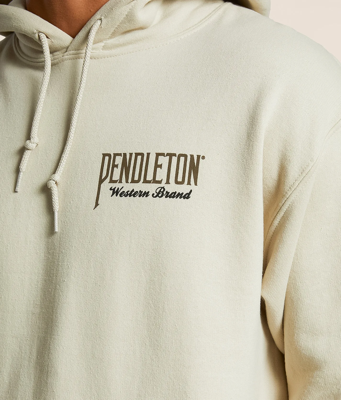 Pendleton Bucking Horse Hooded Sweatshirt Sand