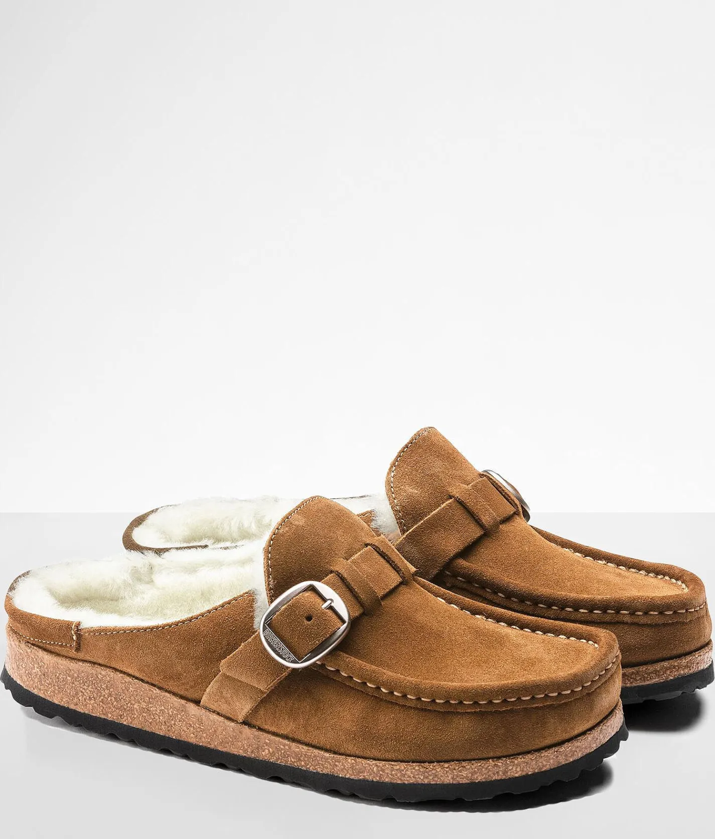 Birkenstock® Buckley Leather Mule Shoe Tea