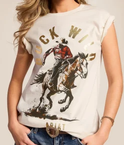 Ariat Buck Wild T-Shirt Natural Hot