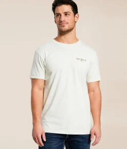 Ariat Buck Wild T-Shirt Silver Birch Sale