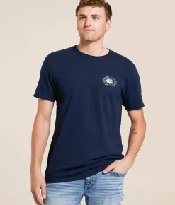 Tops | Ariat Buck Wild T-Shirt New Navy
