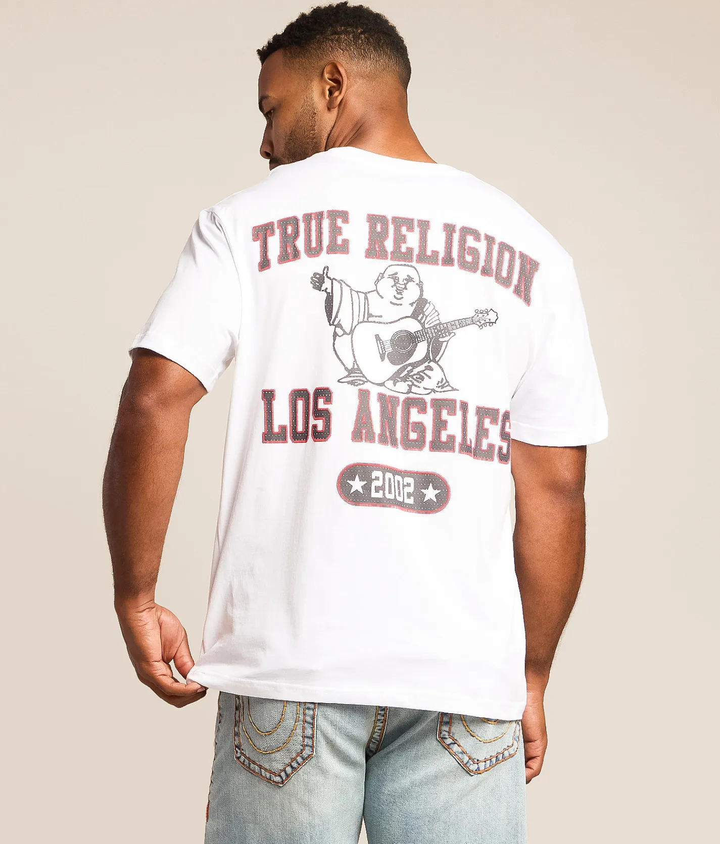 True Religion Buddha T-Shirt Jet Black Hot