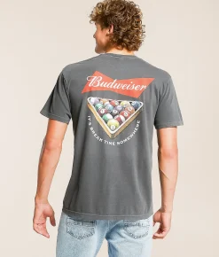 Tops|Graphic T-Shirts | JEDCo Budweiser Break Time T-Shirt Pepper