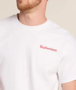 Tops | JEDCo Budweiser King Of Beers T-Shirt White