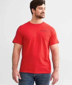 Brew City Budweiser Pool Break T-Shirt Red Sale