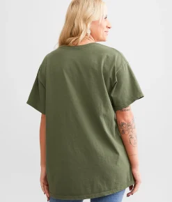 Tops | Junkfood Budweiser Trees T-Shirt Military Green