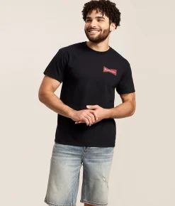 Junkfood Budwiser This Buds For You T-Shirt Black Clearance
