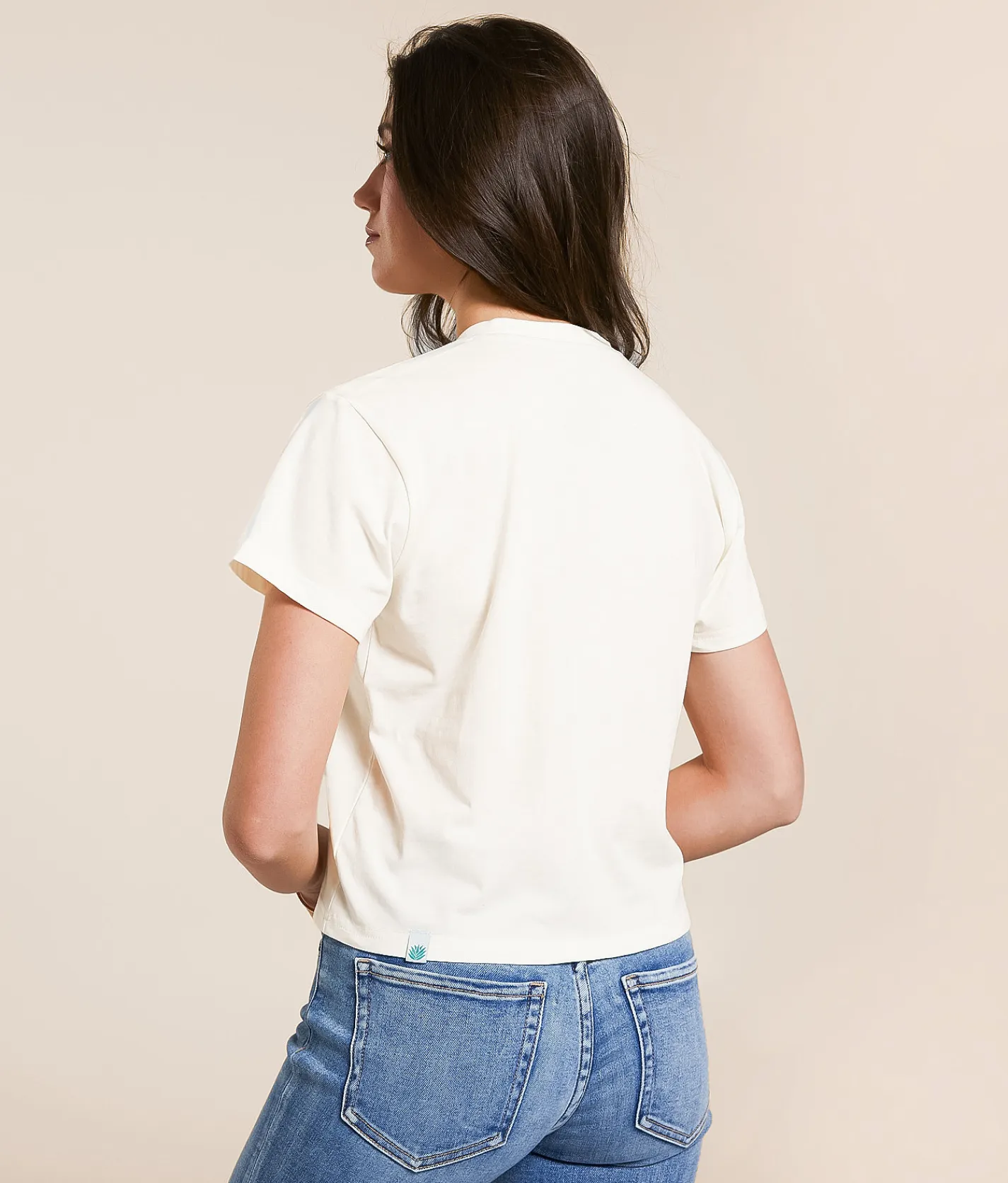 Tops | Sendero Provisions Co. Buena Suerte Cropped T-Shirt Vintage White Orange