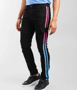 Sale Jeans|Bottoms | PREME Buffalo Moto Cargo Skinny Stretch Jean Buffalo Black