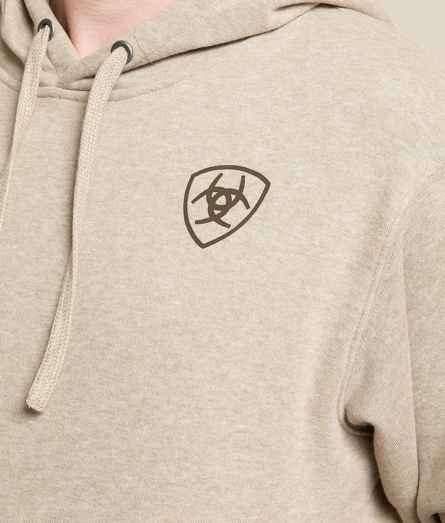 Tops | Ariat Bull Roper Stamp Hooded Sweatshirt Brindle Heather