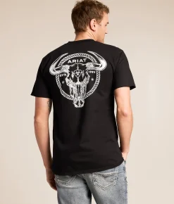 Ariat Bull Roper Stamp T-Shirt Black Hot