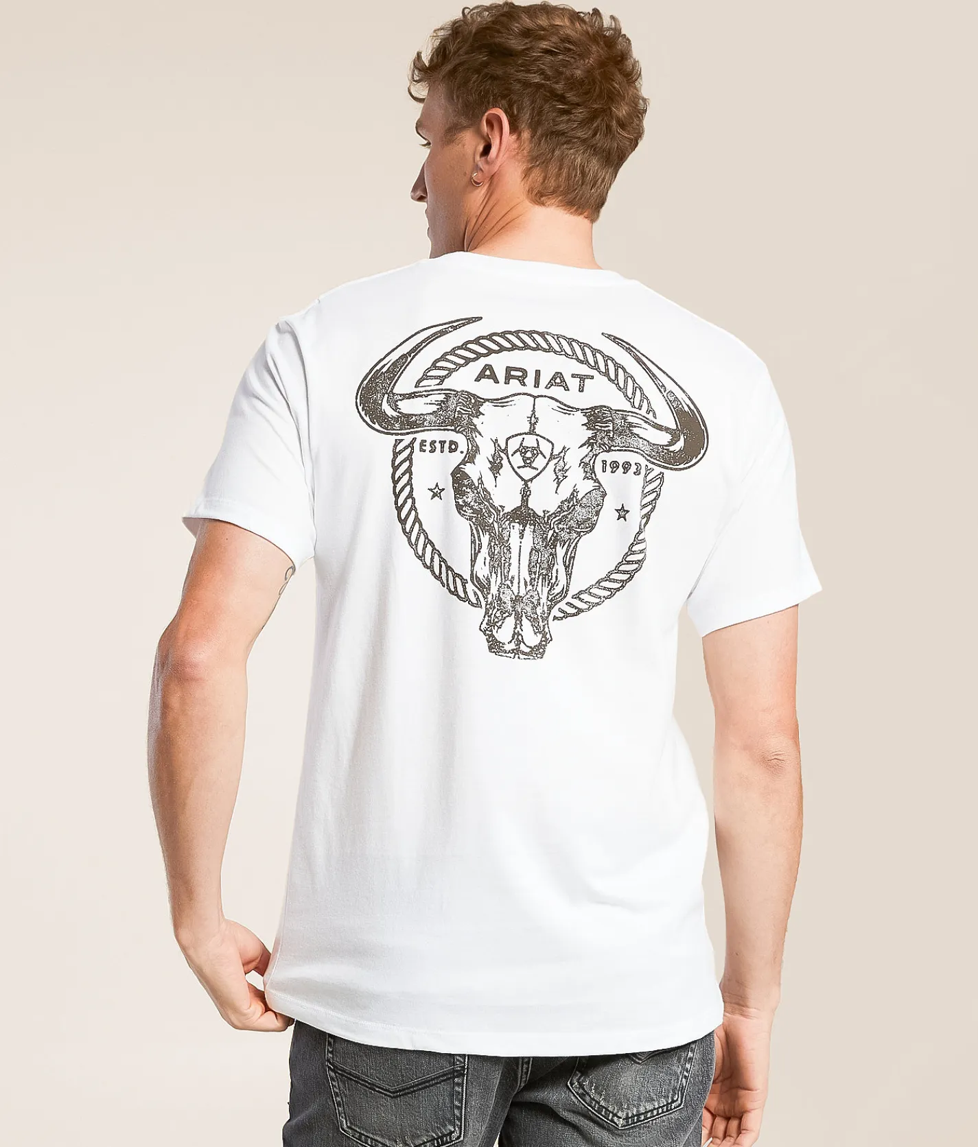 Ariat Bull Roper Stamp T-Shirt Dark Shadow