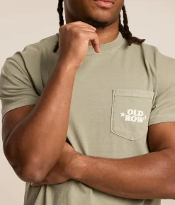 Old Row Bulls Night Out T-Shirt Sandstone Clearance