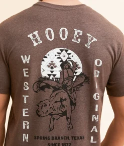 Graphic T-Shirts | Hooey Bull T-Shirt Heather Brown