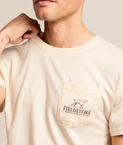 Tops|Graphic T-Shirts | Fieldstone Bumper Boykin T-Shirt Antique White