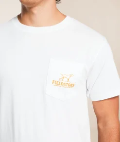 Graphic T-Shirts | Fieldstone Bumper Lab T-Shirt White