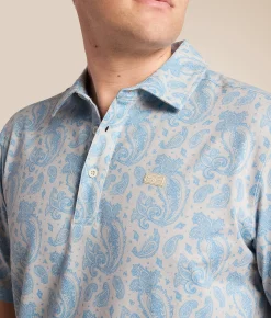 Kimes Ranch Burel Polo Blue Sale