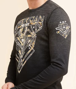 Graphic T-Shirts | American Fighter Burleson Thermal Black Mass