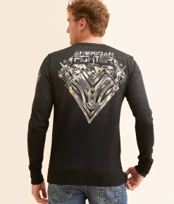 Graphic T-Shirts | American Fighter Burleson Thermal Black Mass