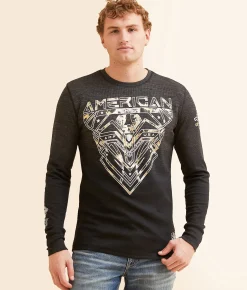 Graphic T-Shirts | American Fighter Burleson Thermal Black Mass